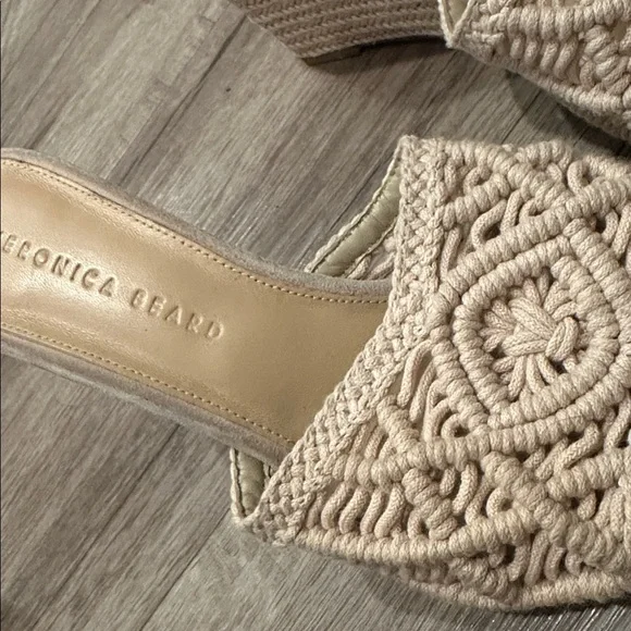 Veronica Beard Women Ezrah Macrame Espadrille Wedge - Picture 5 of 6